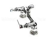 B-0672-POL T&S Brass Service Sink Faucet Wall Mount 8 Cente