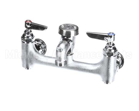 B-0674-BSTR T&S Brass Service Sink Faucet, Wall Mount, 8 Cente