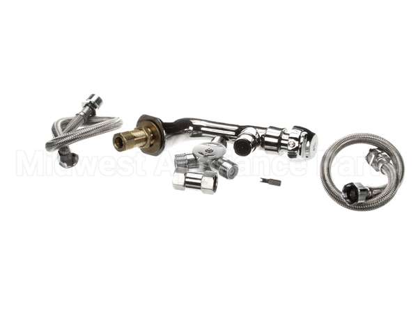 B-0807-PA T&S Brass Single Temp Metering Faucet Pivot Actio