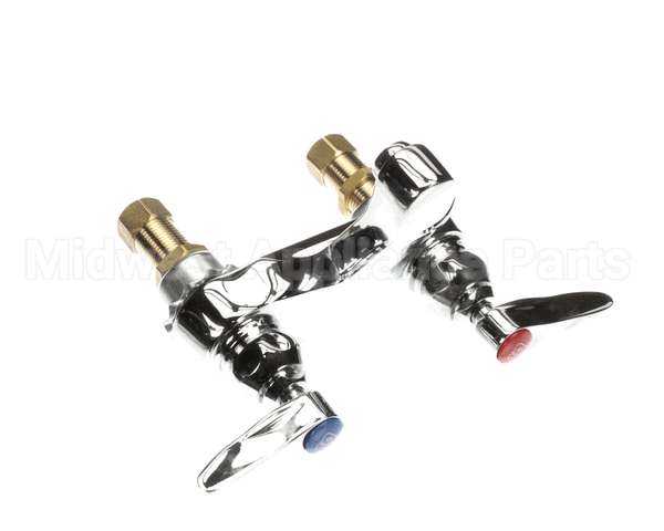 B-0871 T&S Brass Lavatory Faucet, Deck Mount, 4 Centers,