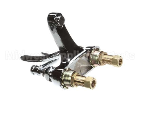 B-0890 T&S Brass Lavatory Faucet, 4 Deck Mount, Cast Spou