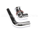 B-0898-OF T&S Brass Grid Drain Assembly, Offset, Polished Ch