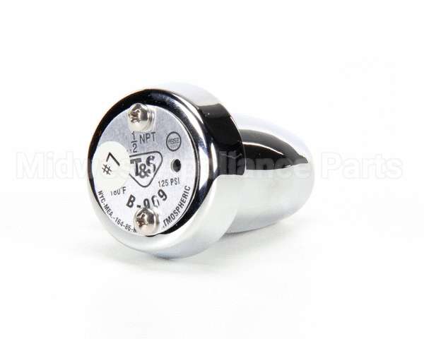 B-0969 T&S Brass Vacuum Breaker, 1/2 Npt Inlet & Outlet,