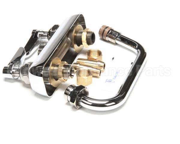 B-1100 T&S Brass Workboard Faucet, Deck Mount, 3-1/2 Cent