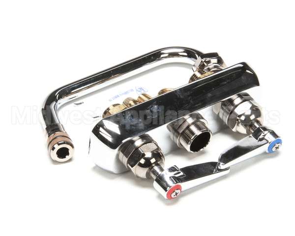 B-1100 T&S Brass Workboard Faucet, Deck Mount, 3-1/2 Cent