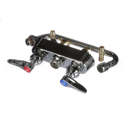 B-1101 T&S Brass Workboard Faucet, Deck Mount, 3-1/2 Cent