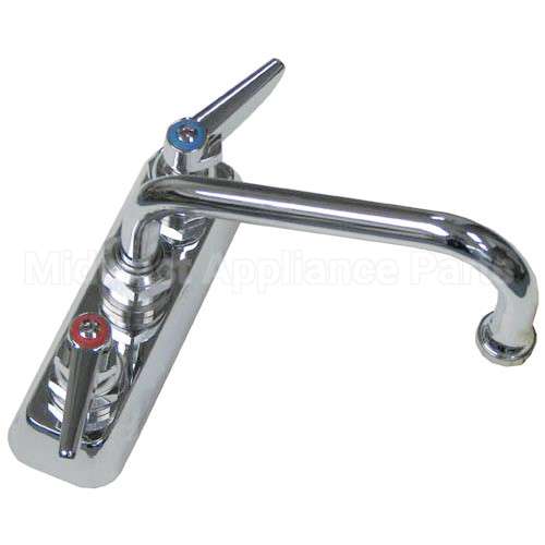 B-1110 Compatible TS Brass Faucet 4" Ctr Deck 6" Noz