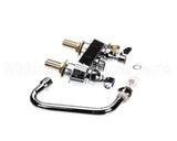 B-1110-XS T&S Brass Workboard Faucet, Deck Mount, 4 Centers,