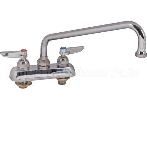 B-1112 Compatible TS Brass Faucet, 4"Deck, 10"Spt, Leadfree