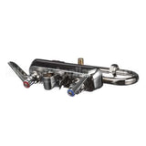 B-1115-132X T&S Brass Workboard Faucet, Wall Mount, 4 Centers,