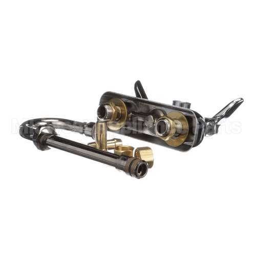 B-1115-132X T&S Brass Workboard Faucet, Wall Mount, 4 Centers,