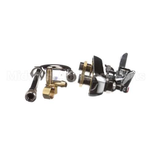 B-1115-132X T&S Brass Workboard Faucet, Wall Mount, 4 Centers,