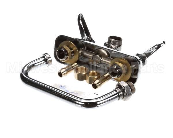 B-1115 T&S Brass Workboard Faucet, Wall Mount, 4 Centers,