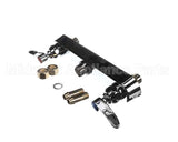 B-1120-LN T&S Brass Workboard Faucet, Deck Mount, 8 Centers,