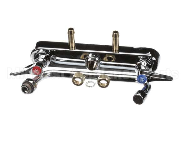 B-1121 T&S Brass Workboard Faucet, Deck Mount, 8 Centers,