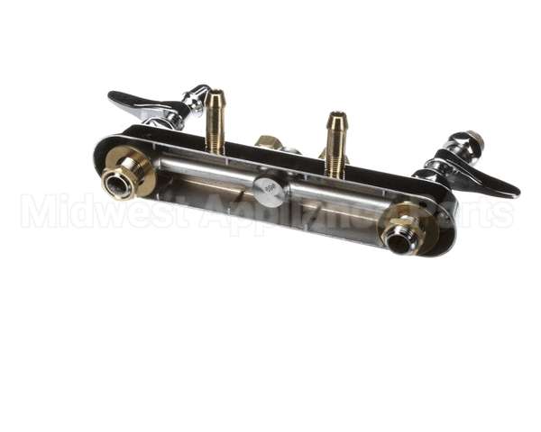 B-1121 T&S Brass Workboard Faucet, Deck Mount, 8 Centers,