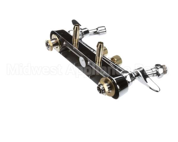 B-1121 T&S Brass Workboard Faucet, Deck Mount, 8 Centers,