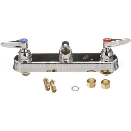 B-1125-LN Compatible TS Brass Faucet, Wall Mount - 8" Center