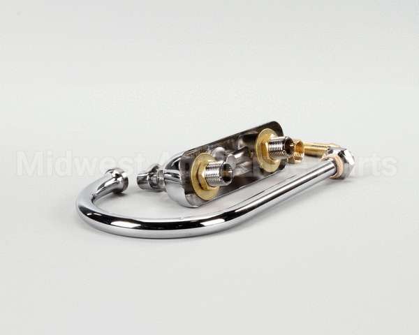 B-1141 T&S Brass Workboard Faucet, Deck Mount, 4 Centers,