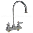 B-1141 Compatible TS Brass Deck Faucet 4"C Sgn T&S