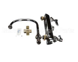 B-1142 T&S Brass Workboard Faucet, Deck Mount, 8 Centers,