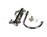 B-1142 T&S Brass Workboard Faucet, Deck Mount, 8 Centers,