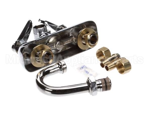 B-1146-01 T&S Brass Workboard Faucet, Wall Mount, 4 Centers,