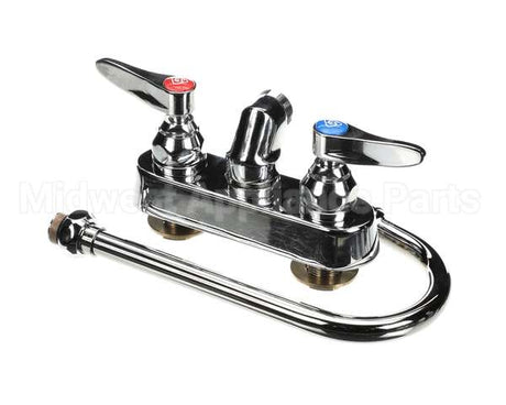 B-1146-02A T&S Brass Workboard Faucet, 4 Wall Mount, 017907-4