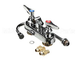 B-1146-02A T&S Brass Workboard Faucet, 4 Wall Mount, 017907-4