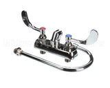 B-1146-04 T&S Brass Workboard Faucet, Wall Mount, 4 Centers,