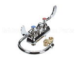 B-1146-04 T&S Brass Workboard Faucet, Wall Mount, 4 Centers,