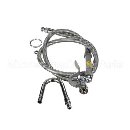 B-1413 T&S Brass Pot & Kettle Filler, Quick-Connect Hook