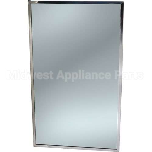 B-165-1830 Compatible Bobrick Mirror, Framed30"H X 18"W, S/S