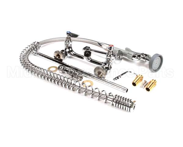 B-2278 T&S Brass Prerinse 8 Wall Mount Base Vacuum Bre