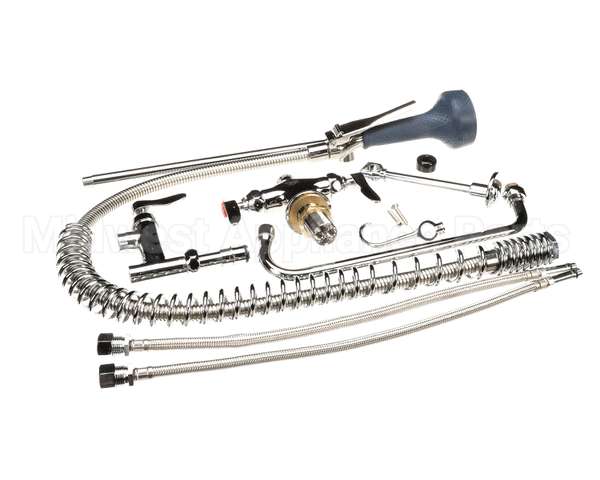 B-2338-08 T&S Brass Prerinse Unit: Single Hole Base Wall B