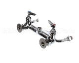 B-2342 T&S Brass Double Pantry Faucet, Wall Mount, 8 Cent