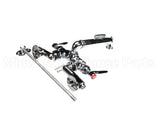 B-2345 T&S Brass Service Sink Faucet, Polished Chrome Fin