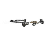 B-2456-W T&S Brass Wall Mount Elbow, 123X Rigid Gooseneck,