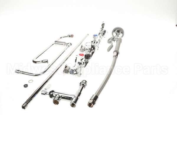 B-2466 T&S Brass Pre-Rinse, Overhead Swivel Arm, Add-On F