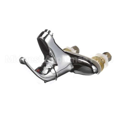 B-2711 T&S Brass Single Lever Faucet, 4 Centerset, 4 Hand