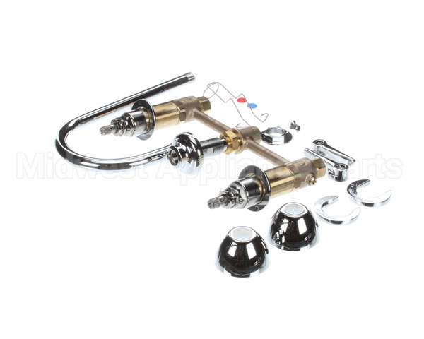 B-2850 T&S Brass Lav Faucet Concealed Bdy 8 Centers Qt