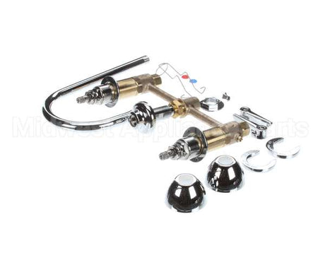 B-2850 T&S Brass Lav Faucet Concealed Bdy 8 Centers Qt