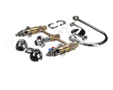 B-2866-04-QT T&S Brass Concealed Widespread Faucet 8 Centers