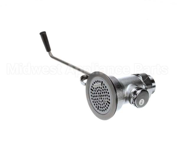 B-3940 T&S Brass Waste Drain Valve, Twist Handle, 3 X 2 &