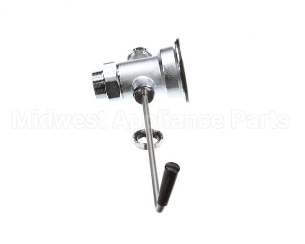 B-3940 T&S Brass Waste Drain Valve, Twist Handle, 3 X 2 &