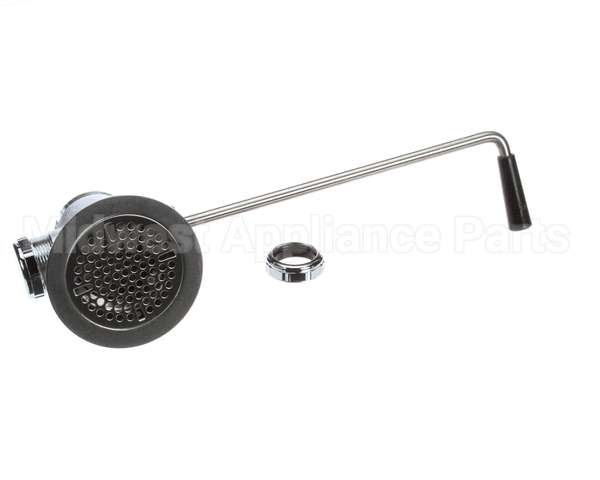 B-3942 T&S Brass Waste Drain Valve, Twist Handle, 3 X 2