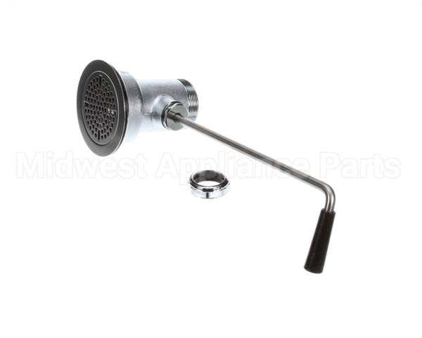 B-3942 T&S Brass Waste Drain Valve, Twist Handle, 3 X 2