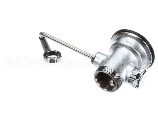 B-3942-XS T&S Brass Waste Drain Valve, Short Twist Handle, 3