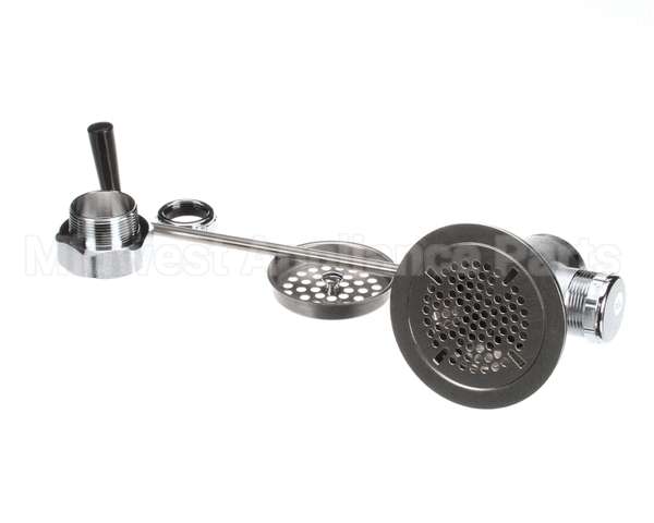 B-3950-SB T&S Brass Waste Drain Valve, Twist Handle, 3-1/2 X