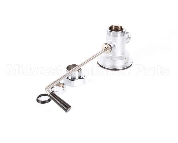 B-3950 T&S Brass Waste Drain Valve, Twist Handle, 3-1/2"